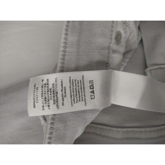 Vineyard Vines Juniors Size 4 Mid Rise Gray Skinny Jeans 5 pocket back to school - Picture 7 of 9